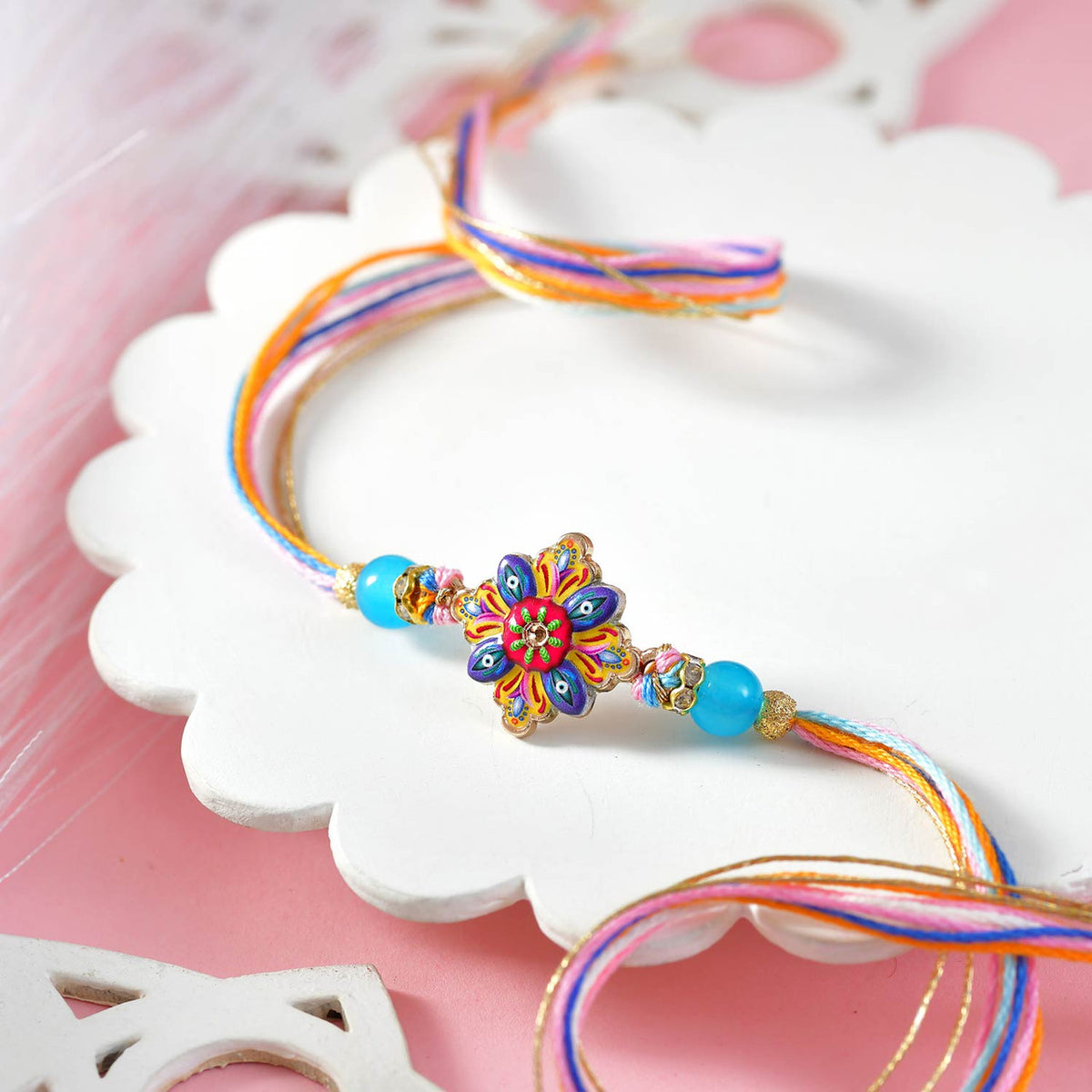 Festival Bloom Rakhi Set