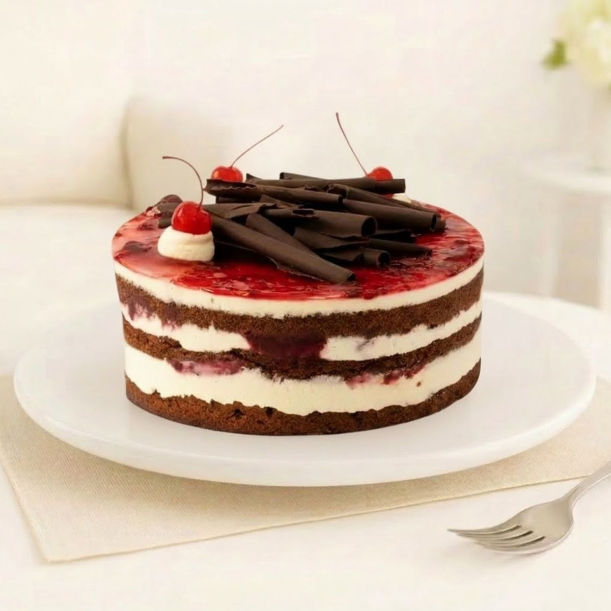 Classic Black Forest Chocolate Tort Cake