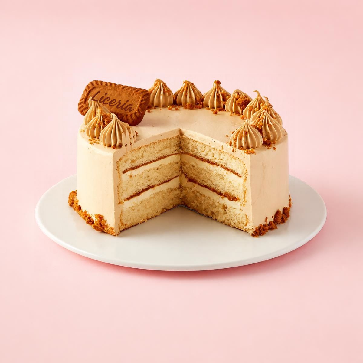 Caramelised Biscoff Biscuit Cake