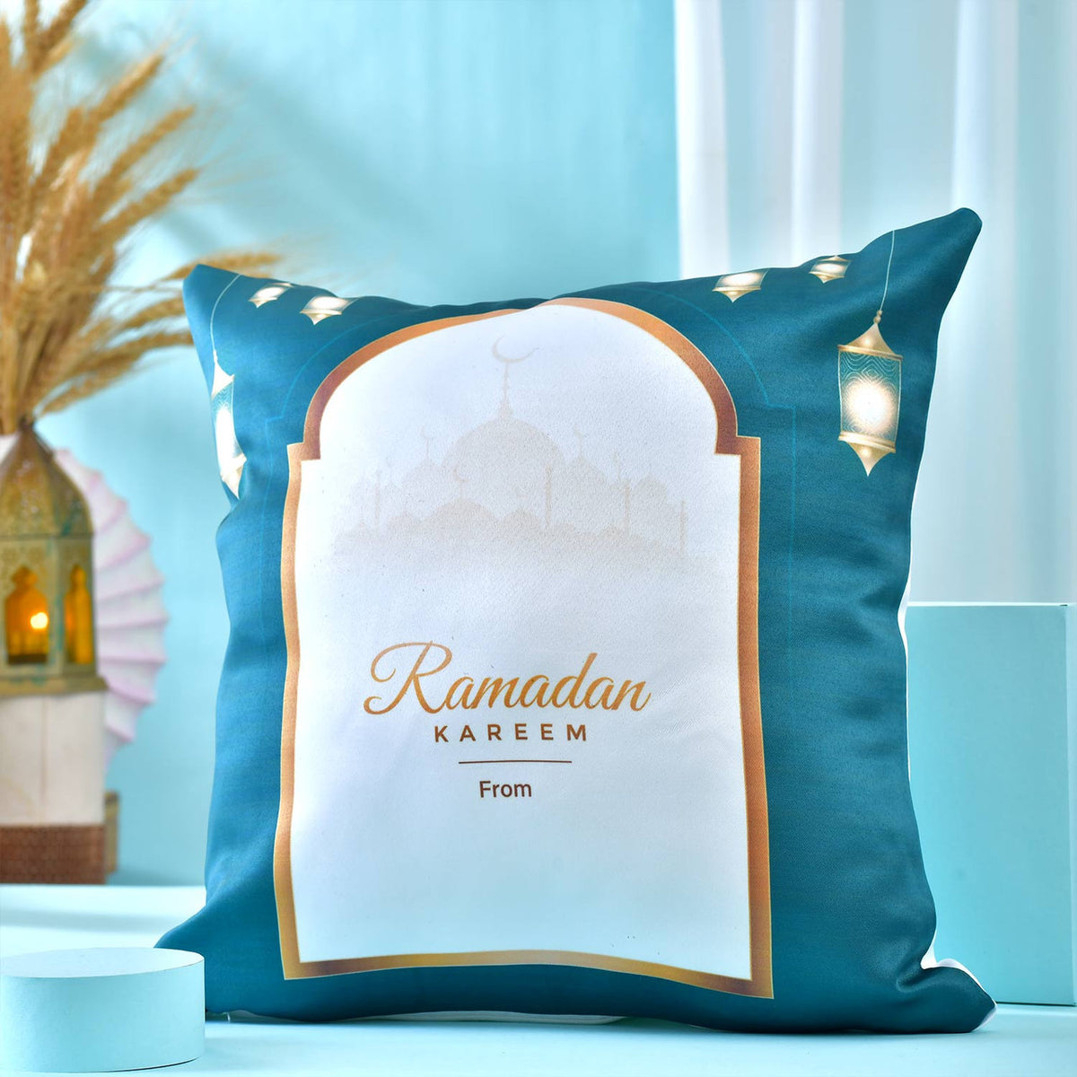Personalized Ramadan Kareem Cushion & Mug Set