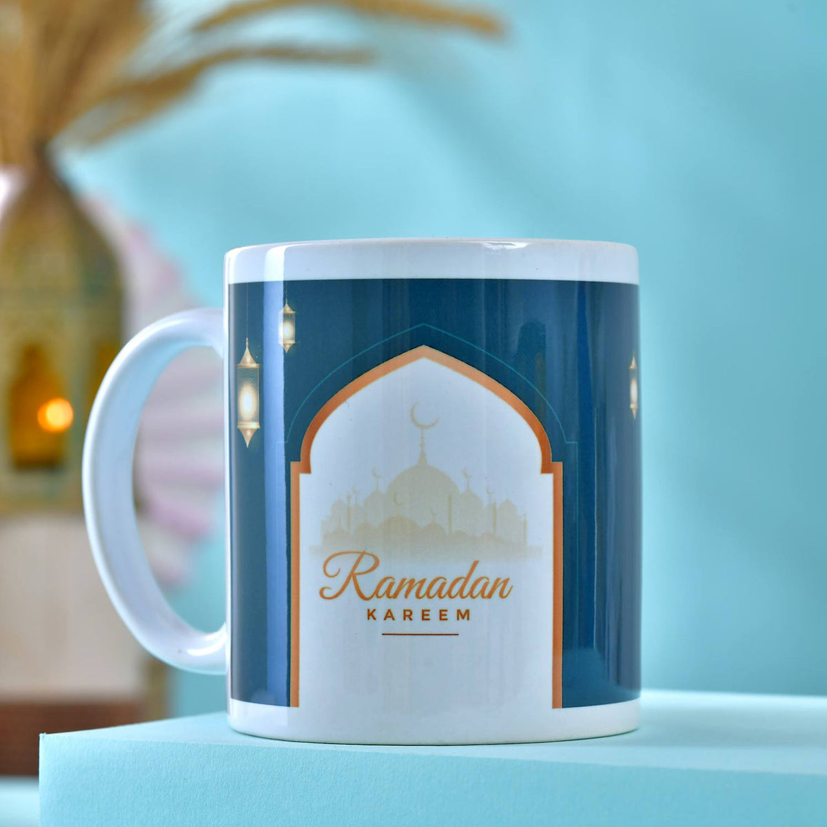 Personalized Ramadan Kareem Cushion & Mug Set