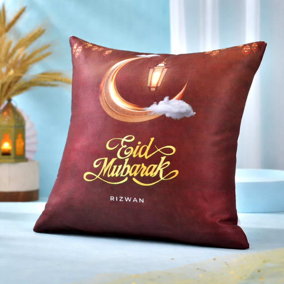 Personalized Eid Mubarak Cushion