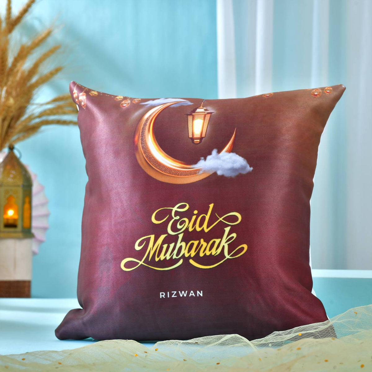 Personalized Eid Mubarak Cushion