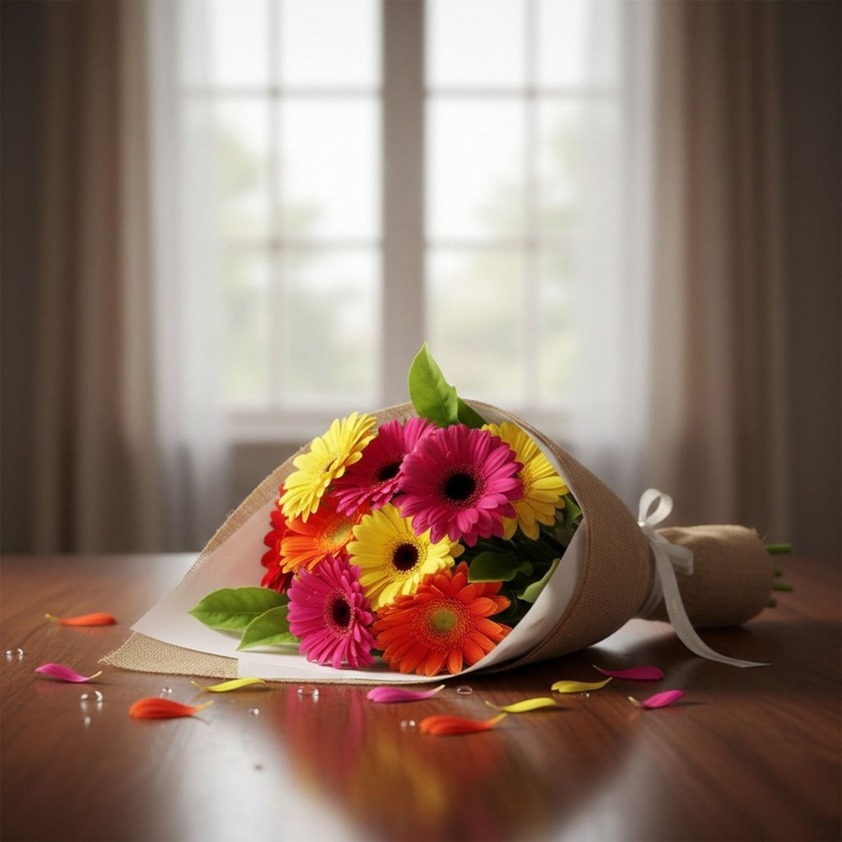 Colourful Gerbera Bloom Bouquet