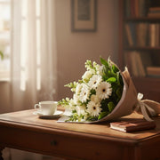 Elegant White Bloom Bouquet