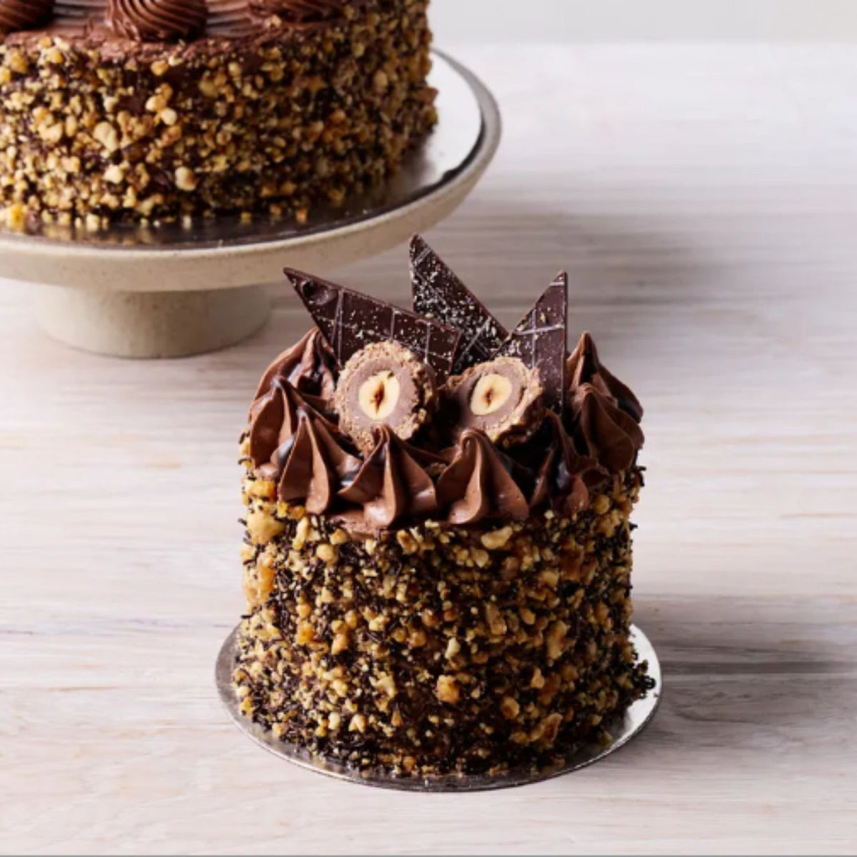 Mini Rocher Chocolate Hazelnut Cake
