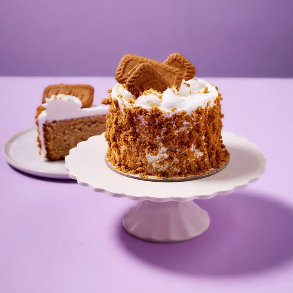 Mini Vegan Biscoff Delight Cake