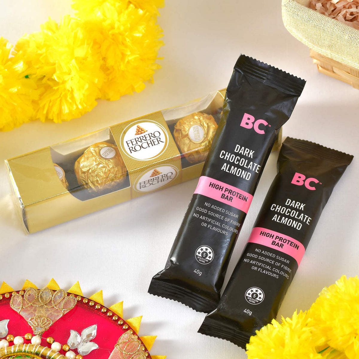 Fragrant Blessings & Gourmet Delights Bhaidooj Gift Hamper