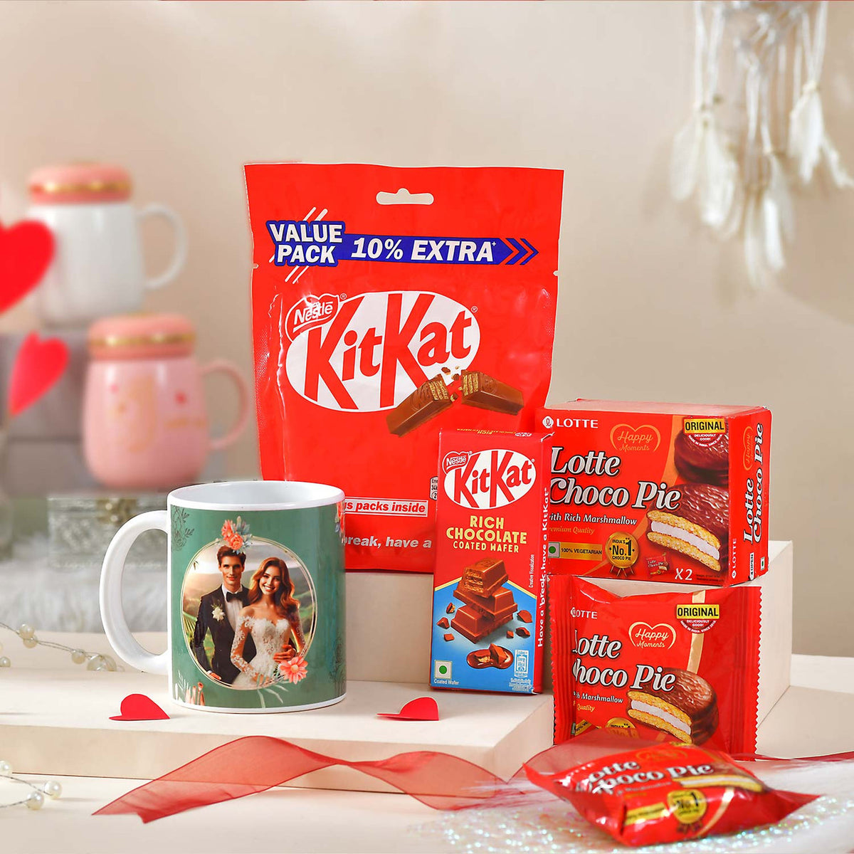 Anniversary Photo Mug & Gourmet Hamper