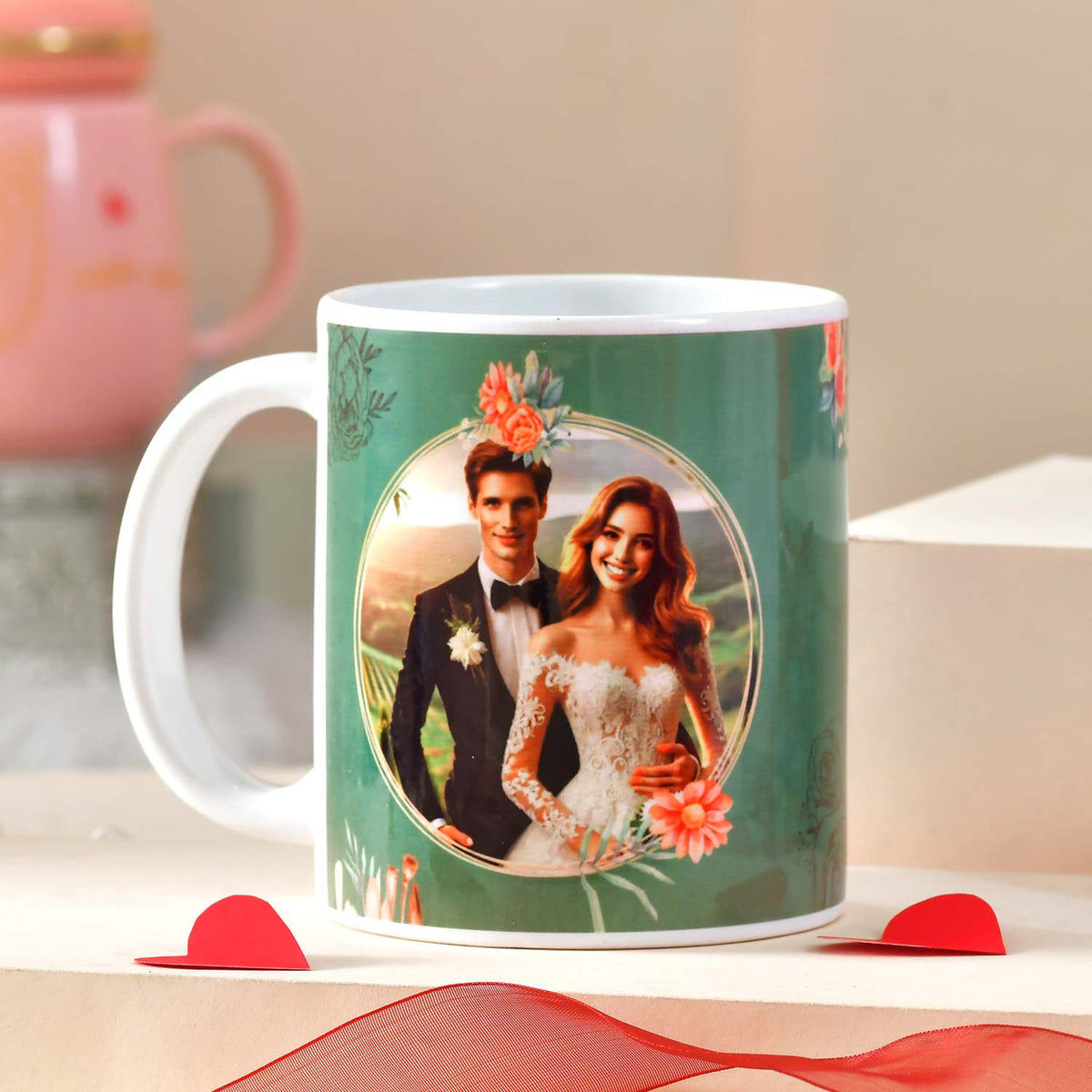 Anniversary Photo Mug & Gourmet Hamper
