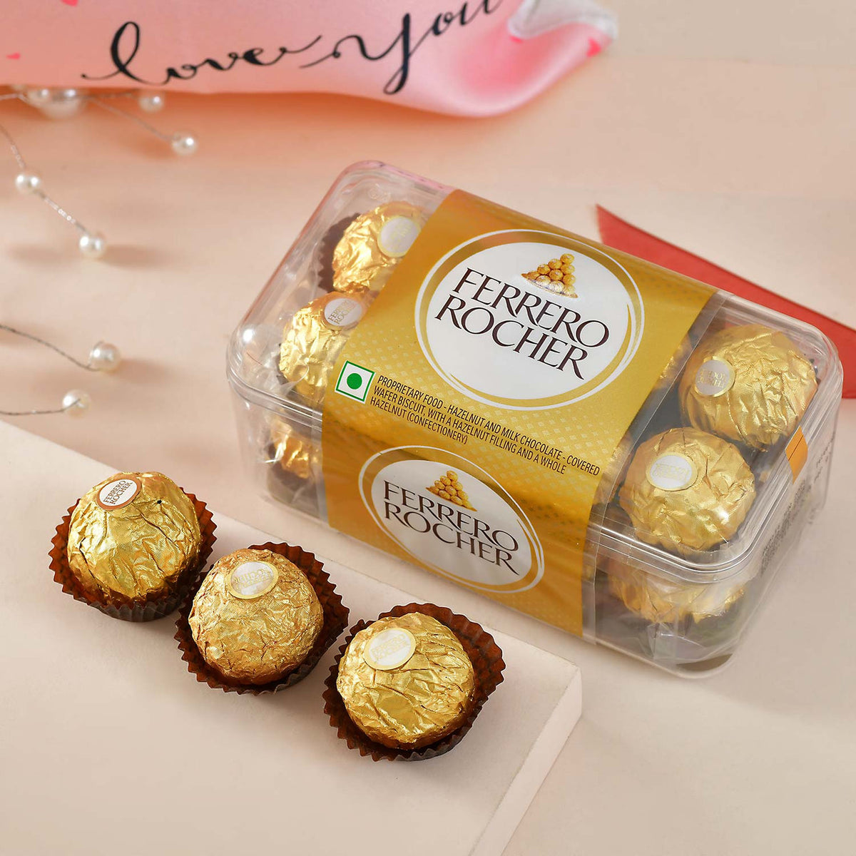 Personalized Photo Cushion With Assorted Chocolates
