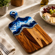Ocean Resin Wooden Serving Board