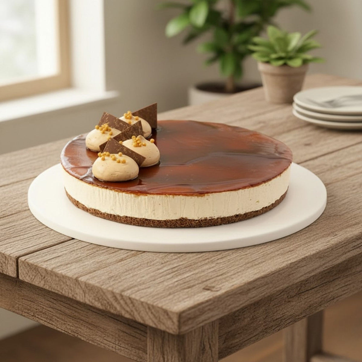 Creamy Caramel Cheesecake