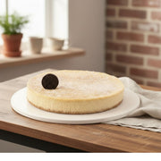 Classic American Vanilla Baked Cheesecake