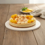 Tropical Mango Passionfruit Baked Cheesecake