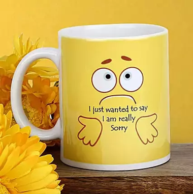 Cute Sorry Emoji Mug