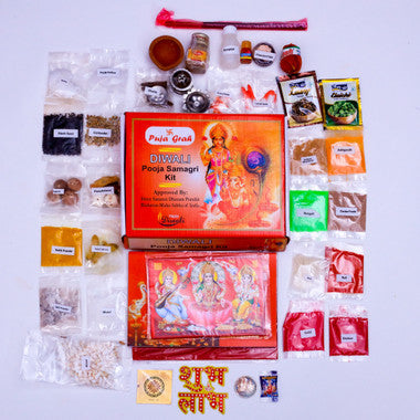 Diwali Puja Samagri Gift Pack with Cashews & Almonds