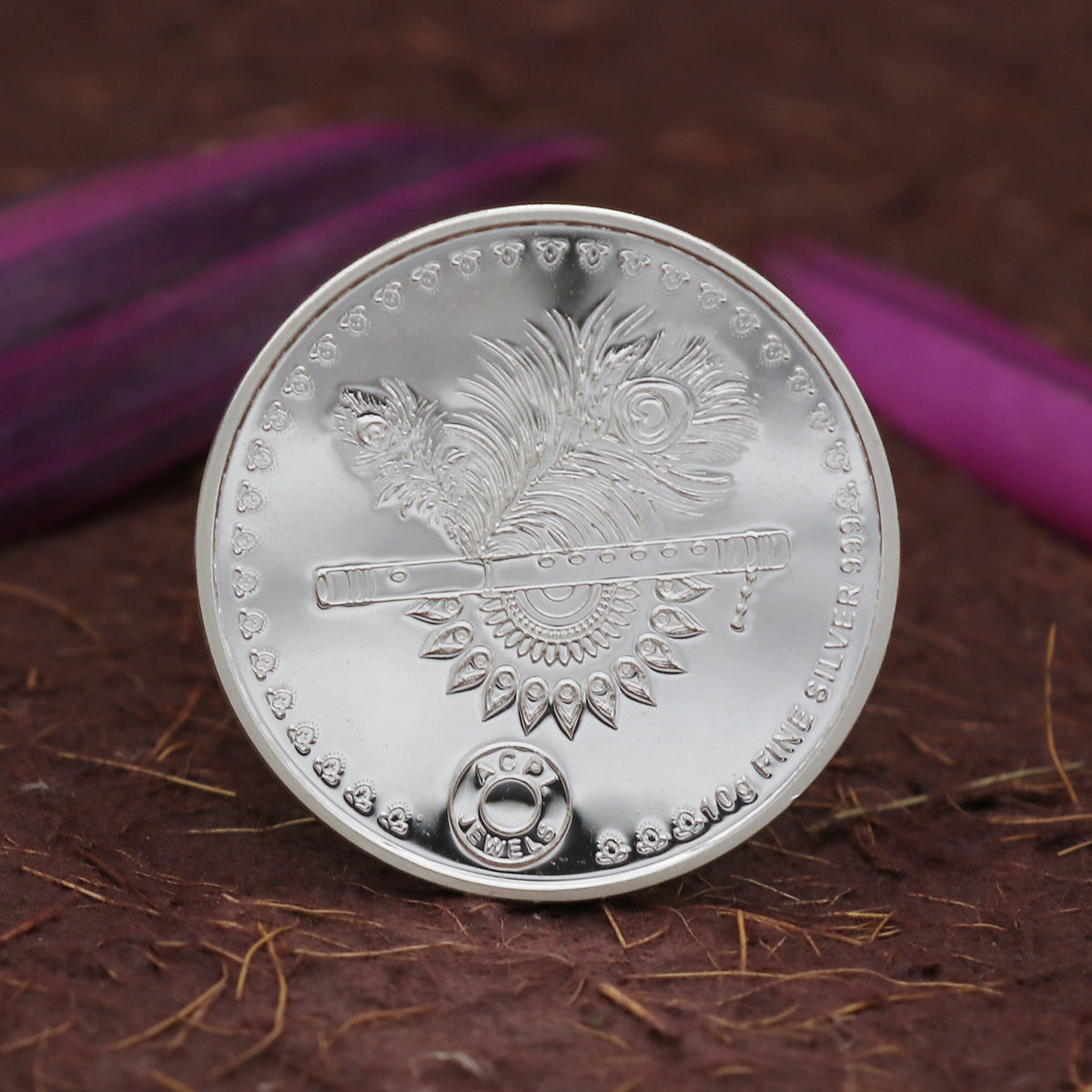 999 Silver Radha Krishna Coin