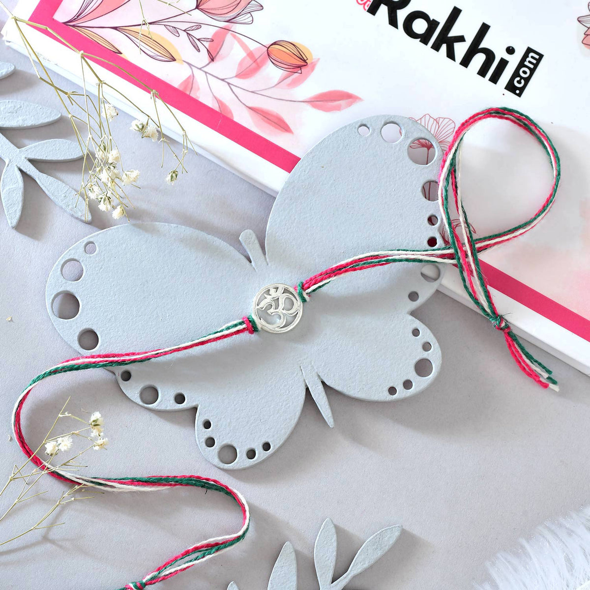Aum 925 Silver Rakhi For Bhai