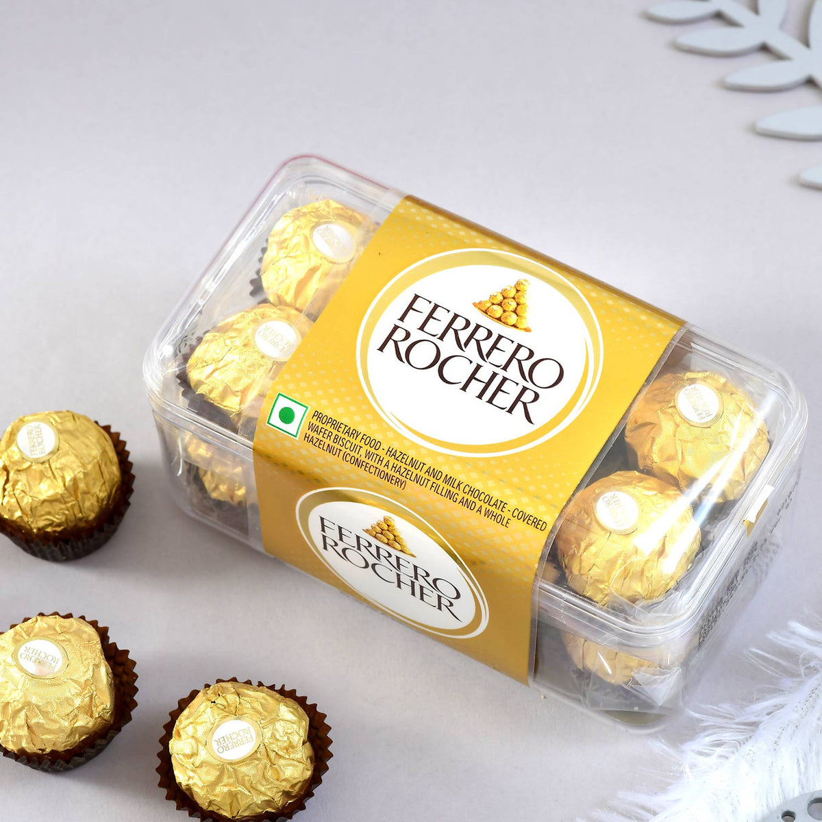 ੴ  ਰਾਖੀ(Onkar Rakhi) 925 Silver Rakhi with Ferrero Rocher