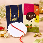 Bhaidooj Thread with Dubai Chocolate