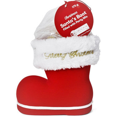 Christmas Santa Boot with Party Mix