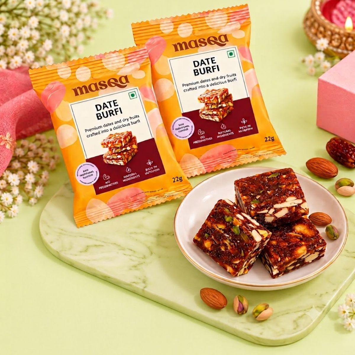 Festive Sweet & Candle Gift Box