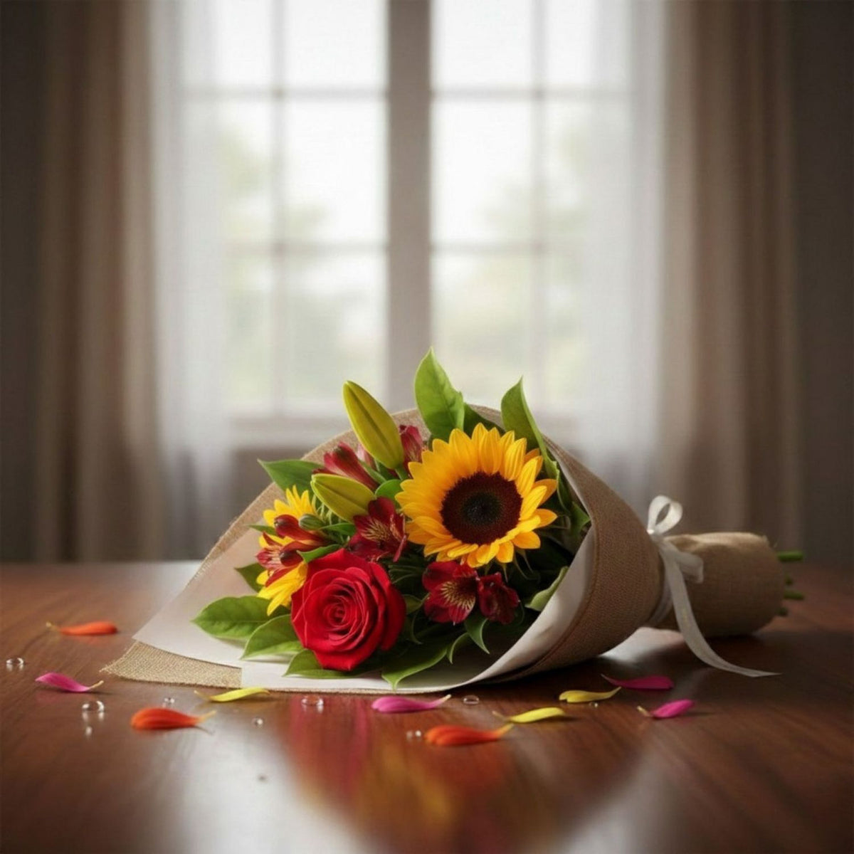 Sunny Seasonal Bloom Bouquet