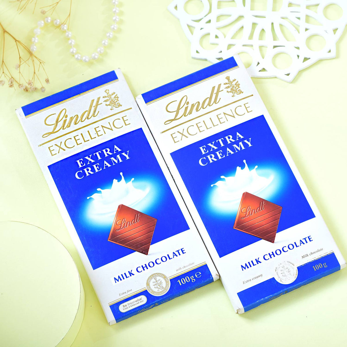 Rakhi Gift Combo with Personalized Mug & Lindt Extra Creamy Chocolate