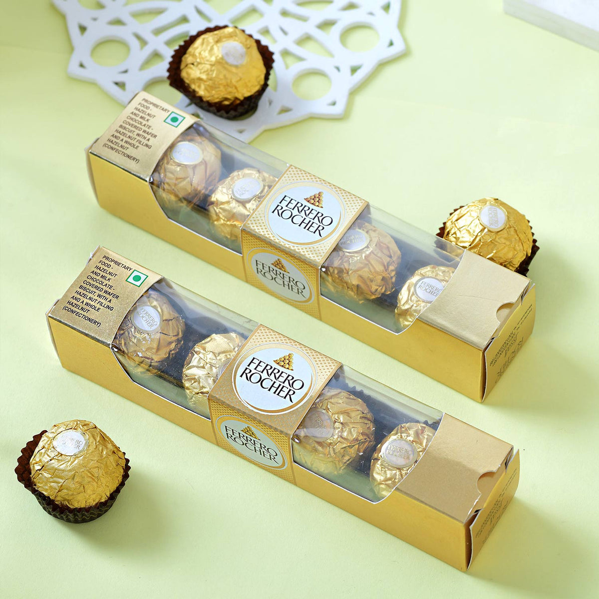 Personalized Photo Mug with Om Rakhi & Ferrero Rocher