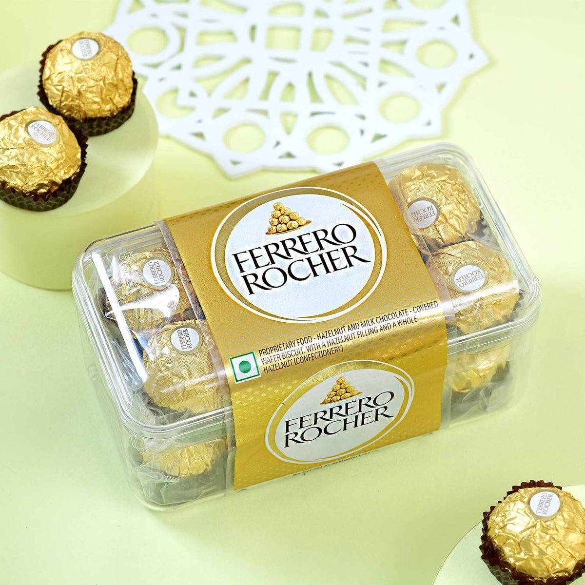 "Meri Aalsi Behan" Personalized Cushion & Mug with Ferrero Rocher