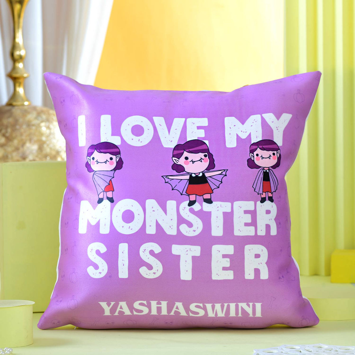 I Love My Monster Sister Personalized Gift Set