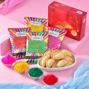 Organic Holi Gulal & Dry Gujiya Celebration Set