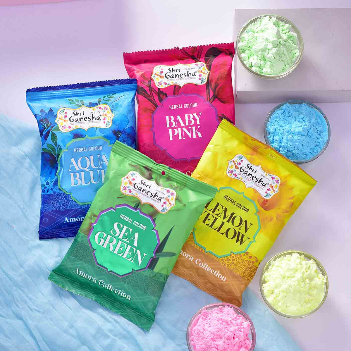 Holi Colours & Traditional Snacks Gift Hamper