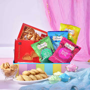Holi Colours & Traditional Snacks Gift Hamper