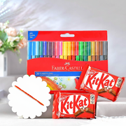 Bhai Dooj Thread with Colours & Chocolate Treats