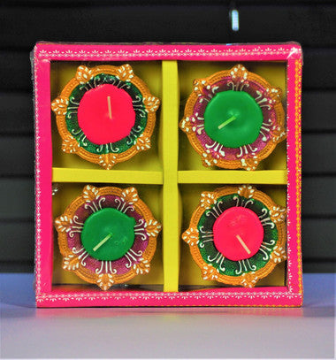 Soan Papdi, Cashews & Diwali Diya Gift Set