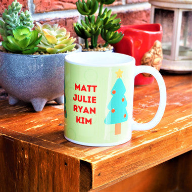 Personalized Merry Christmas Name Mug