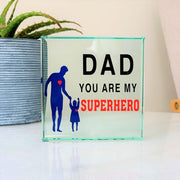 Father’s Day Solid Glass Frame