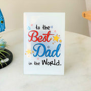 Best Dad Glass Frame
