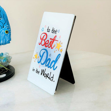 Best Dad Glass Frame