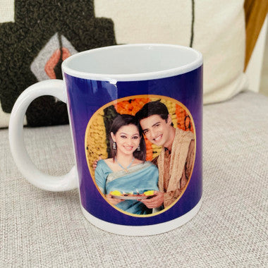 Personalized Diwali Cushion & Mug Combo