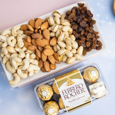 Premium Dry Fruit & Ferrero Rocher Gift Hamper
