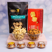 Kalash Diya & Gourmet Sweet Hamper