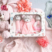 Baby Pink Plush Bear Gift Pack