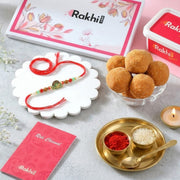 Krishna Bansuri Rakhi With Besan Laddoo
