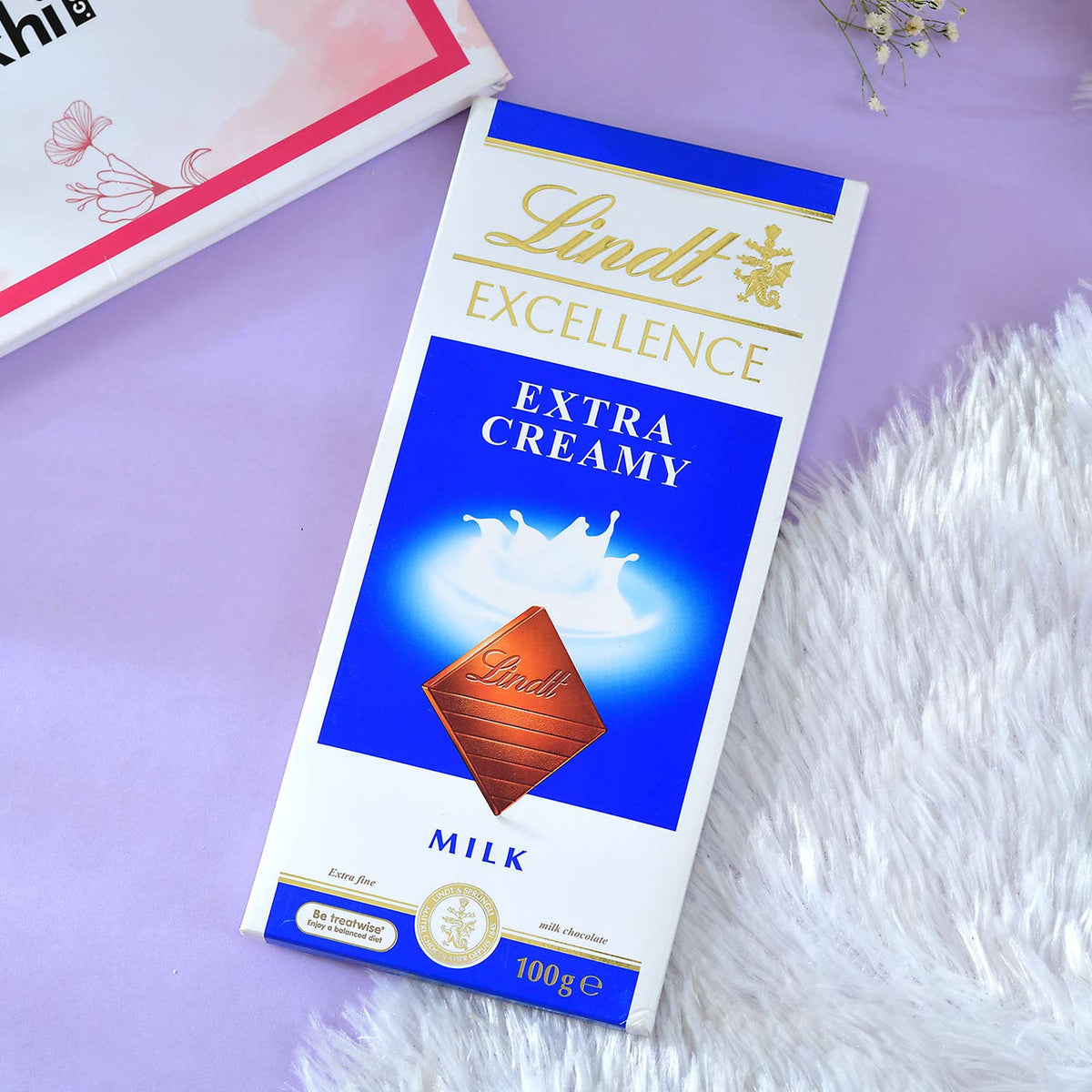 Single Rakhi with Lindt Chocolates