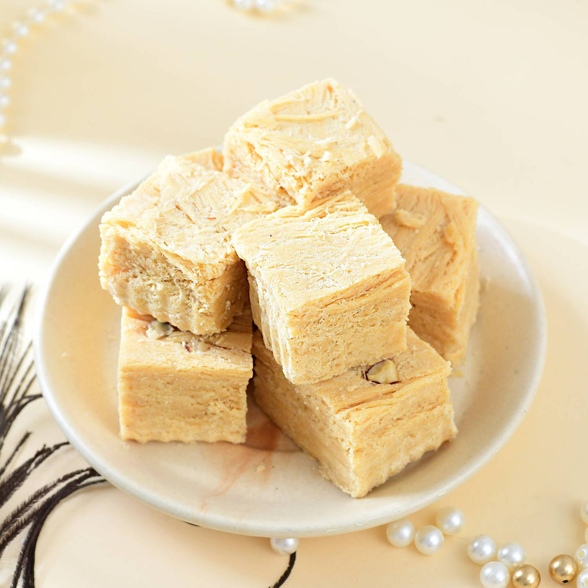 Pure Silver Om Rakhi with Ferrero Rocher & Soan Papdi