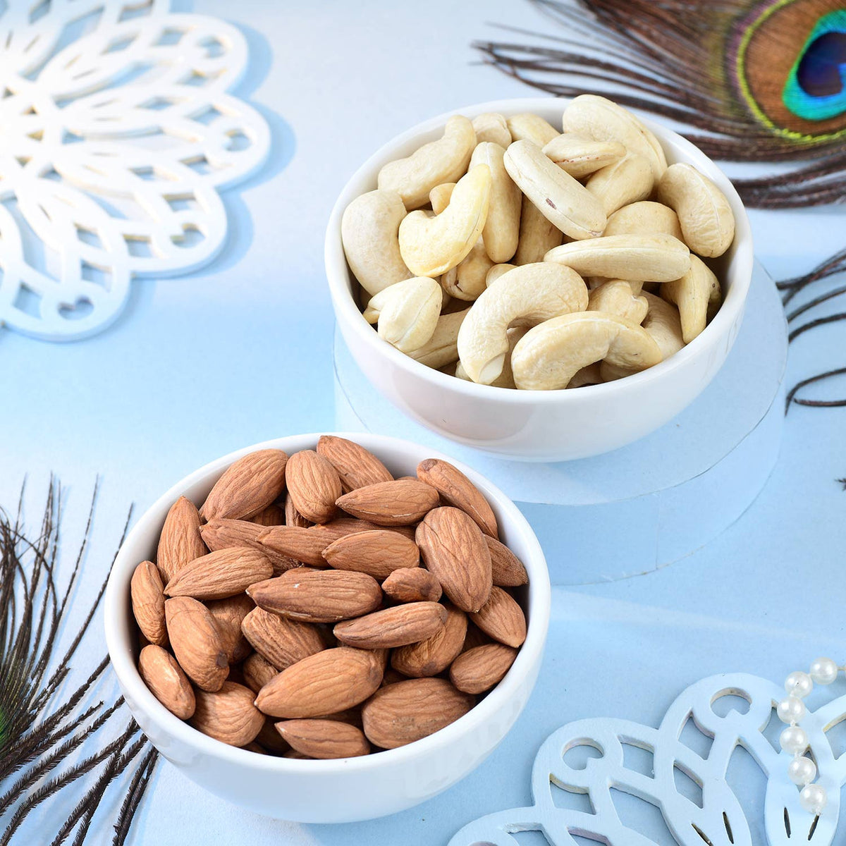 Premium Gold Plated Khanda Rakhi with Chocolate & Nuts