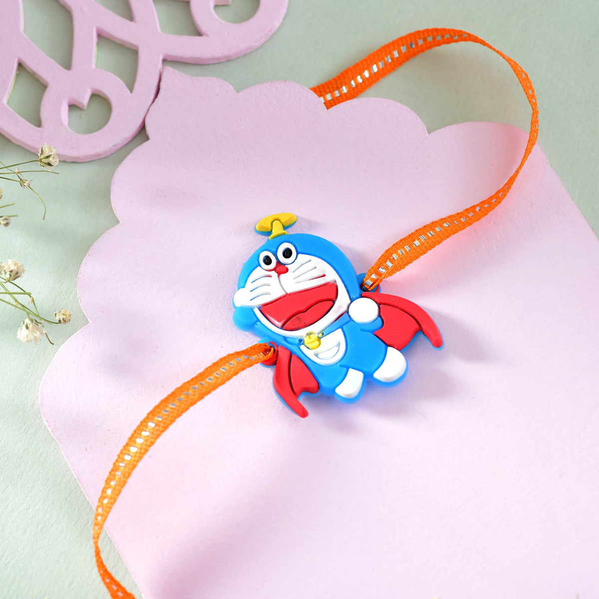 Bhai Rakhi & Doraemon Kids Rakhi Set